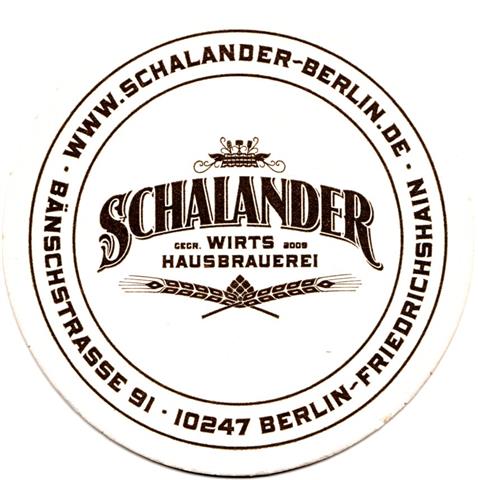 berlin b-be schalander rund 1a (215-wirtshausbrauerei-schwarzbraun) 